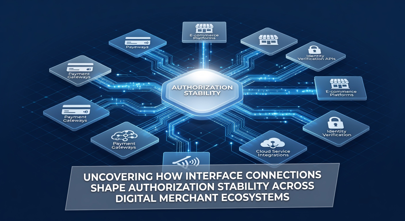 Diagram showing interconnected API endpoints and authorization flows in digital merchant payment systems